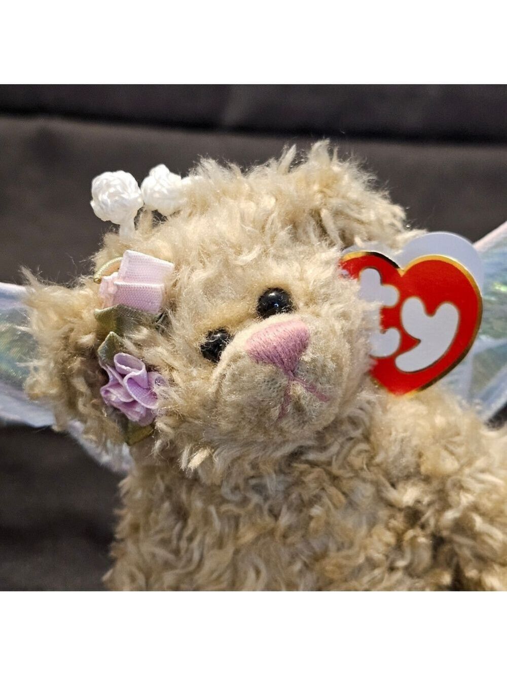 TY Attic Treasures Rafaella Fairy Bear Plush - Vintage - Picture 3 of 8